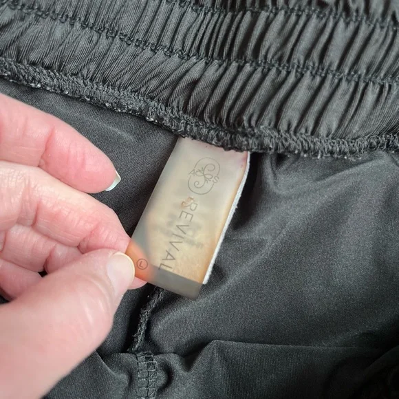 AS Revival Rhythm Flowy Shorts size Large Black Alter’d State - Picture 3 of 4